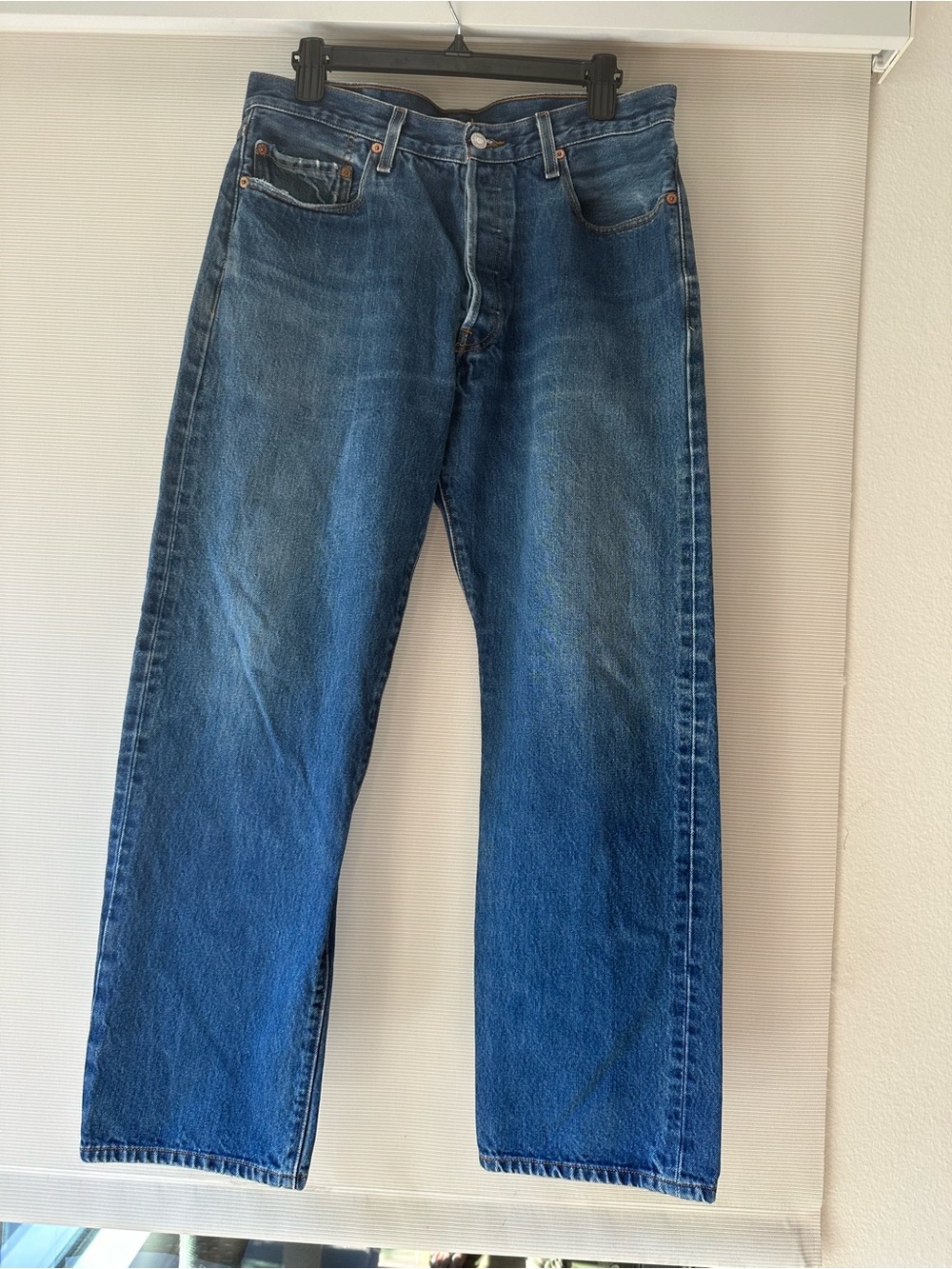 Levi's Women's Blue Straight-Leg Jeans